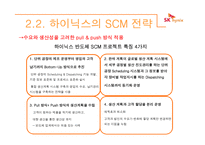 하이닉스의 scm 레포트-12