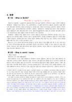 [인터넷커뮤니케이션] BLOG 블로그에 대해서-5