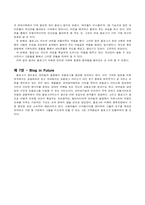 [인터넷커뮤니케이션] BLOG 블로그에 대해서-12