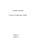 [간호이론] 르바인의 보존모델-1