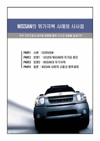 nissan 닛산의 위기극복 사례와 시사점-1