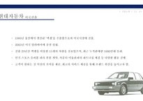현대자동차의 미국시장 진출과환경에 따른 대응전략-5