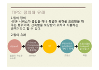 TIP과 봉사료 레포트-3