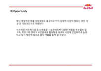 레드불 성공비결과 레드불 SWOT,STP,4P분석및 마케팅사례분석과 레드불 향후전략제언 PPT-13