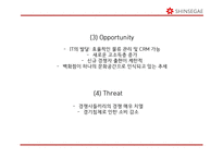 신세계백화점 기업분석과 신세계백화점 마케팅 SWOT,STP,4P전략분석및 신세계백화점 향후전략제언 PPT-12