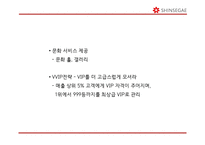 신세계백화점 기업분석과 신세계백화점 마케팅 SWOT,STP,4P전략분석및 신세계백화점 향후전략제언 PPT-19