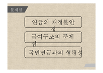 복지정책-특수직역연금의 문제점과 개선방안-20