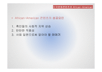 미국 문화 콘텐츠와 African-American-12