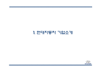 현대자동차 기업분석과 SWOT분석및 현대자동차 글로벌마케팅(중국,미국)사례와 마케팅 STP,4P전략분석및 현대자동차 향후전략방향연구 PPT-3
