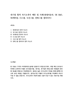 대기업 합격 자기소개서 예문 및 사례(현대자동차, SK E&S, SK케미칼, CJ그룹, 두산그룹, 한화그룹 갤러리아)-1