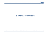 [OB맥주 마케팅PPT] OB맥주(오비맥주) 기업분석및 마케팅 SWOT,STP,4P전략분석및 OB맥주 향후전략제언-8