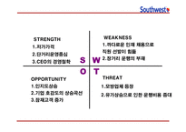 사우스웨스트항공 성공요인과 사우스웨스트항공 경영전략과 마케팅 4P,STP,SWOT분석및 사우스웨스트항공 향후발전방향 연구 PPT-12
