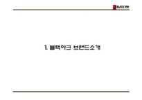 블랙야크 기업분석과 SWOT분석및 블랙야크 마케팅전략분석과 블랙야크 프로모션 전략제언 PPT-3