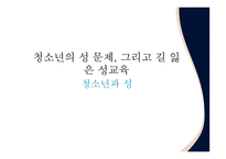 청소년의 성과 성교육 문제 고찰-1