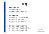 외국축제 현황 및 우리나라 축제의 현황과 발전방향-2