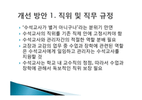 수석교사제의 시행과 문제점 및 개선점 고찰-16