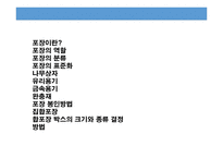 포장 관리, 포장 역할, 포장 분류, 표준화-2