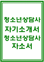 청소년상담사자소서 청소년상담사자기소개서 청소년상담사자소서 청소년상담사합격자기소개서 청소년상담사지원동기 자소서 청소년지도사자소서 3급청소년상담사-1