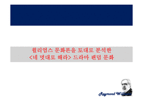 Raymond Williams 레이몬드 윌리엄스 문화론-팬 문화 중심으로-11