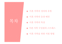이혼가족의 특징과 문제점 및 지원방안-2