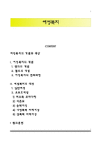 여성복지의 개념과 대상-1