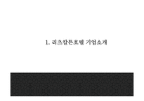 리츠칼튼 마케팅 PPT- 리츠칼튼호텔 기업분석과 SWOT분석및 리츠칼튼호텔 마케팅전략과 향후과제제시-3