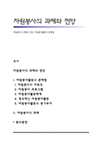 자원봉사의 과제와 전망, 자원봉사활동의 문제점-1