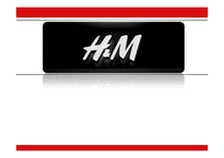 H&M 물류 전략 레포트-1