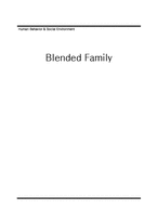 [사회복지] Blended Family-편집성장애-1