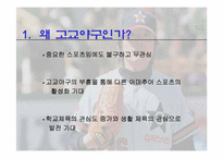 [스포츠마케팅] 한국고교야구의 활성화 방안-2