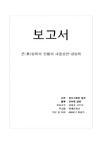 [범죄]군범죄의 실태분석과 대응방안-1