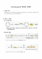 화학공학실험(실험1 니트로 벤젠 의 합성 예비레포트)-2