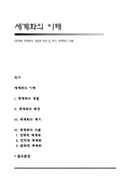[세계화] 세계화의 개념과 배경 및 계기, 세계화의 구분-1