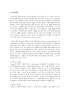 (교육과정 A형) 교육에서 구성주의 이론의 정의가 무엇인지 설명하고 구성주의에 근거한 교수-학습의 방법은 무엇이고 어떻게 진행되는지-3