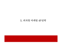 피자헛 시장환경분석과 마케팅 4P,STP,SWOT분석및 피자헛 문제점,개선방안제언과 미래 마케팅전략 제언-피자헛 마케팅 PPT-19