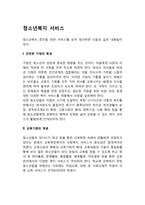 청소년복지 서비스-2