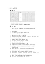 성인 수술실 case- Esophagus Cancer-10
