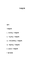 가족문제 레포트-1