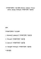 [사회복지정책의 이념 분류] Wilensky, Lebeaux, Titmuss, Mishra, George, Wilding의 사회복지정책 이념모형-1