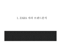 ZARA 자라 브랜드분석과 성공비결및 마케팅전략 사례분석과 ZARA 향후나아갈방향 제시 PPT- ZARA 마케팅발표-4
