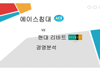 에이스침대 vs 현대 리바트 경영분석-1