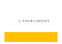 카카오뱅크 서비스분석과 3C분석및 마케팅 SWOT,STP,4P전략분석및 카카오뱅크 미래방향제언 PPT-16