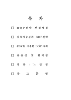 지속가능한 전략의 관점에서 피라미드 저변(BOP) 전략의 유용과 한계점-2