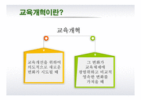 [교육학] 교육개혁-4