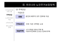 [노인복지론] 노인주거보장정책-12
