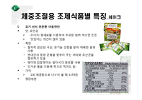 [영양] 체중조절용 조제식품의 비교-16