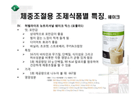 [영양] 체중조절용 조제식품의 비교-19
