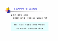 [전산통계spss분석] 이동통신회사의 선택 요인, 선호도조사-3