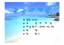 [마케팅] 관광마케팅에 대해서-1