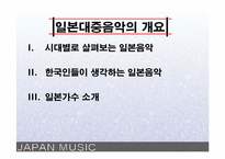 [일본음악] 일본대중음악-2